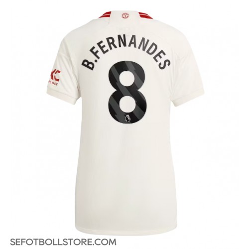 Manchester United Bruno Fernandes #8 Replika Tredje Tröja Dam 2023-24 Kortärmad